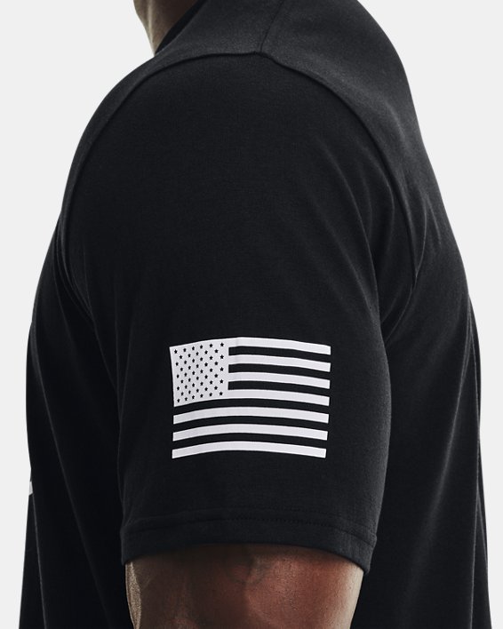 Men's UA Freedom Logo T-Shirt, Black, pdpMainDesktop image number 3